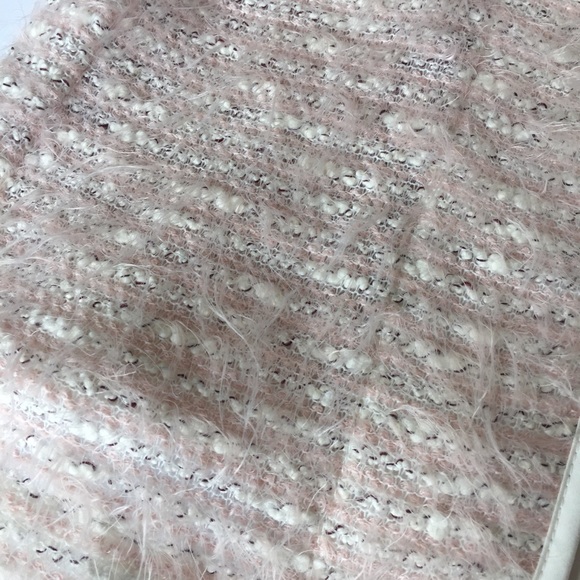 Bianca Fuzzy Light Pink Cardigan Sz 12 NWT - Picture 8 of 8